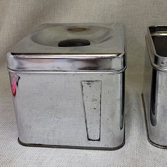3 Lincoln Beauty Ware canisters 1 Canette canister and spoonrest - Picture 7 of 14